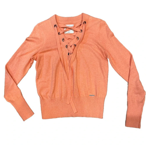 Abercrombie & Fitch Tops - Abercrombie & Fitch Sweater • Laces in front • Sz Medium